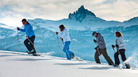 Cortina d`Ampezzo, Italien - Schneeschuhwandern Dolomiten
