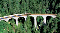 © Rhätische Bahn / Peter Donatsch / Nostalgiefahrt Albula, Schweiz / Zum Vergrößern auf das Bild klicken