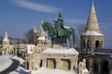 Foto © Ungarisches Tourismusamt / Fischerbastei in Budapest im Winter