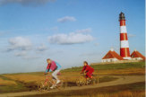 Nordsee, DE - Westerhaver Leuchtturm / Zum Vergrößern auf das Bild klicken