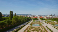 Belvedere, Wien - Ausstellung Canalettoblick, Blick auf Wien