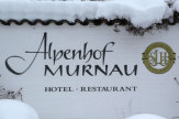 Hotel Alpenhof Murnau, Deutschland - Schriftzug