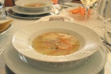 Veszprém, Ungarn - Restaurant Villa Medici: Suppe / Zum Vergrößern auf das Bild klicken