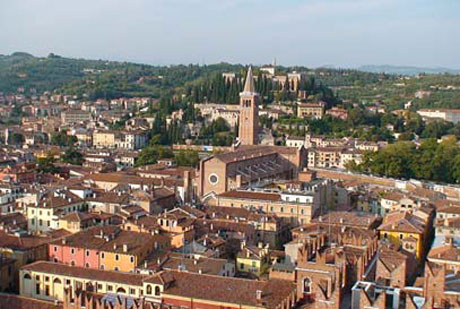 55PLUS Verona - Blick vom Torre dei Lamberti