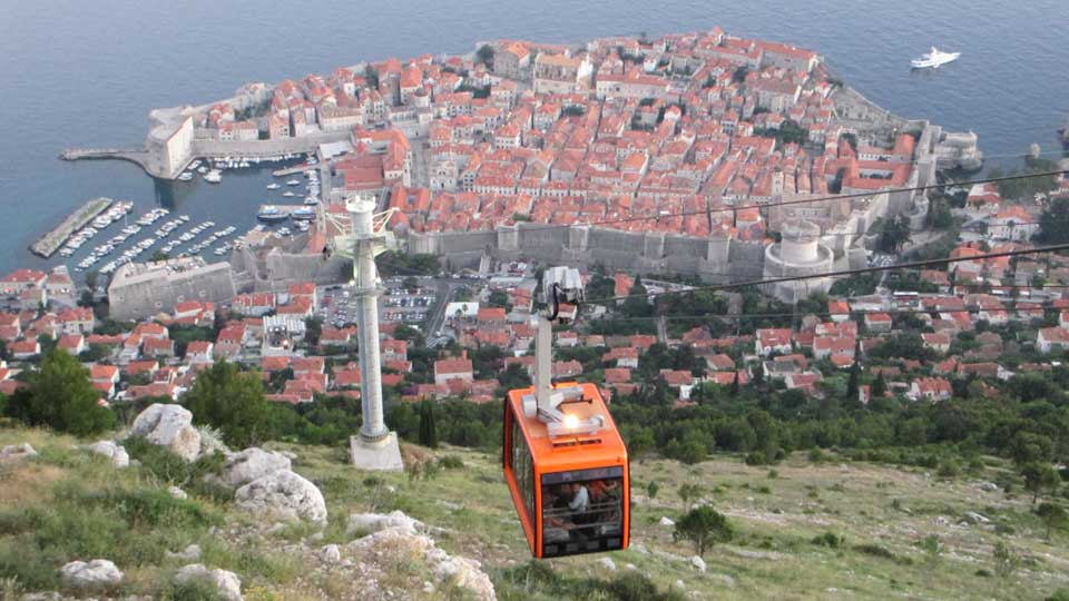 Dubrovnik, Kroatien - mit CableCar