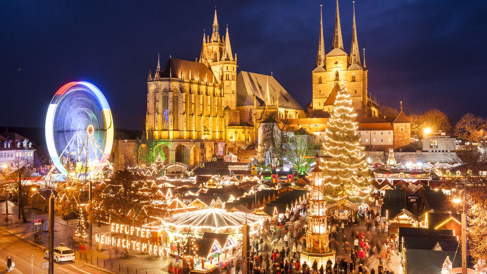Erfurt, Thüringen - Weihnachtsmarkt