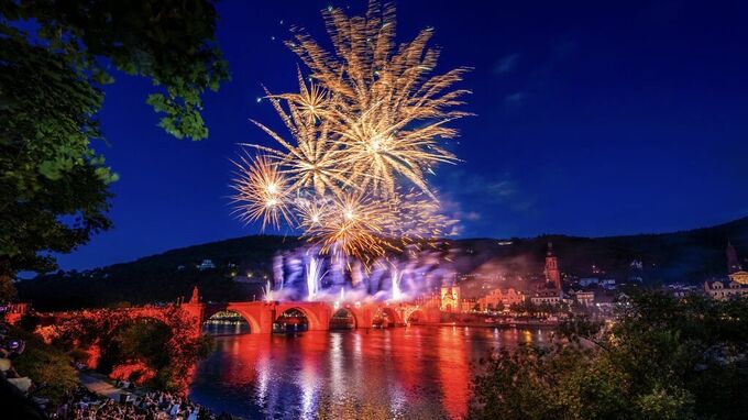 Heidelberg, DE - Feuerwerk