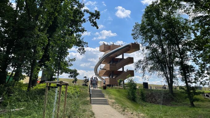 Torgau, DE - Landesgartenschau 2022: Aussichtsturm