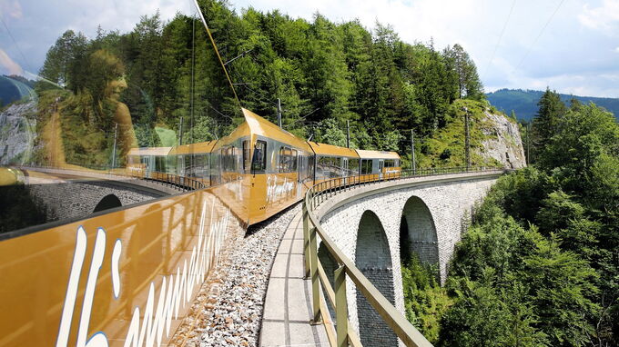 © Niederösterreich Bahnen / weinfranz / Mariazellerbahn - Himmelstreppe / Zum Vergrößern auf das Bild klicken