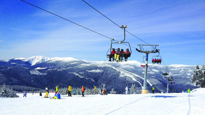 © CzechTourism / Skiareal Spindleruv mlyn, CZ / Zum Vergrößern auf das Bild klicken