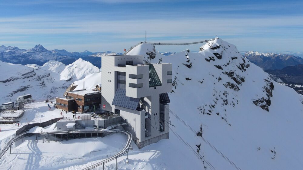 Jungfrau Joch, CH - Glacier 3000 Restaurant Botta