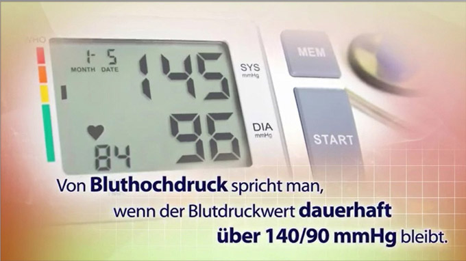 © TV-Wartezimmer.de / Bluthochdruck-Messung / Zum Vergrößern auf das Bild klicken