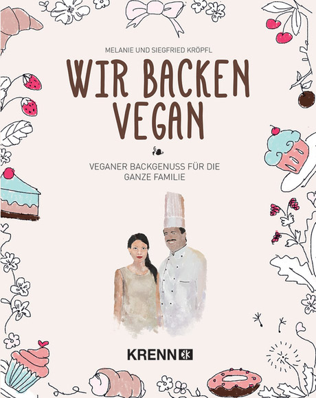 © Krenn Verlag / WirBackenVegan_Cover / Zum Vergrößern auf das Bild klicken