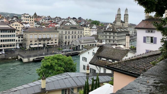 Zürich, CH - Blick Altstadt 2021