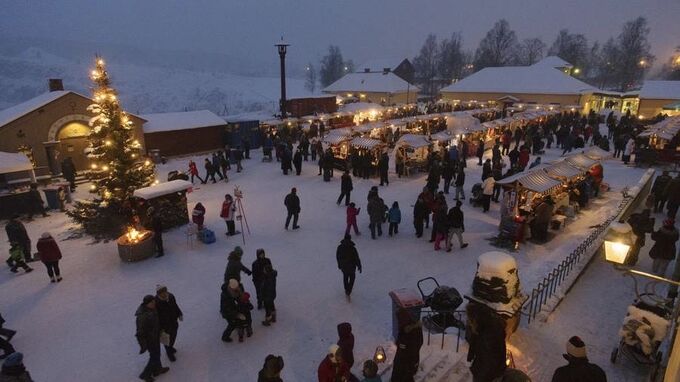Dalarna, Schweden - Weihnachtsmarkt