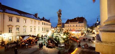 Baden: Adventmeile mit Hauptplatz