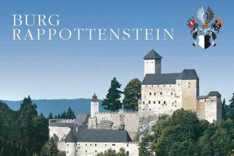Burg Rappottenstein, NÖ mit Wappen