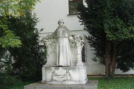 Brünn, Tschechien - Museum Statue Gregor Mendel