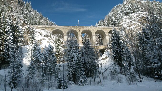 Wiener Alpen, NÖ - Kalte Rinne Viadukt Semmering