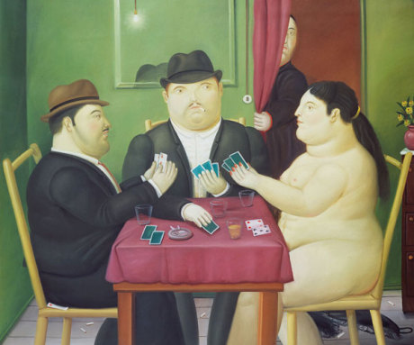 © Fernando Botero / Bank Austria Kunstforum, Wien - Ausstellung Fernando Botero: Kartenspieler