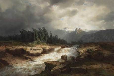© Sterling and Francine Clark Art Institute, Williamstown, Massachusetts, USA / National Gallery, London - Ausstellung Norwegian and Swiss Landscapes: Alexandre Calame