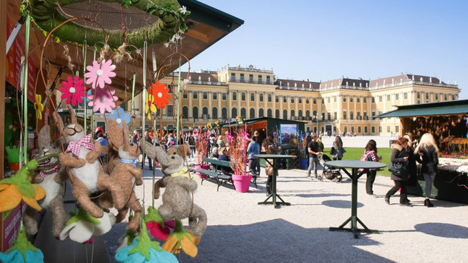 © www.ostermarkt.co.at / Foto Fally / Schloss Schönbrunn, Wien - Ostermarkt / Zum Vergrößern auf das Bild klicken