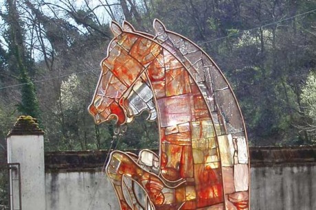Glasmuseum Montegrotto - Pferdekopf