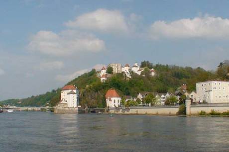 Passau, Deutschland - Veste Ober- und Unterhaus