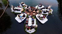 © Meine Insel Bootsvermietung / Alte Donau, Wien - Floating Concert_Konzertinseln / Zum Vergrößern auf das Bild klicken