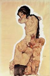 Fondation Beyeler, Basel - Ausstellung Wien 1900: Schiele, Mutter und Kind / Zum Vergrößern auf das Bild klicken
