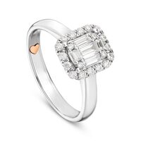 Dorotheum - Brillanten-Diamanten-Weißgold-Ring