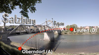 Mag. Johann Varga / Salzachbrücke von Oberndorf nach Laufen / Zum Vergrößern auf das Bild klicken