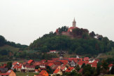 Schloss Leuchtenburg, Deutschland - mit Dorf