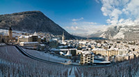 Chur, Schweiz - Panorama im Winter_detail