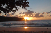 Sonnenuntergang Seychellen