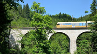 © NÖVOG / Krippl / Mariazellerbahn Himmelstreppe auf Viadukt / Zum Vergrößern auf das Bild klicken