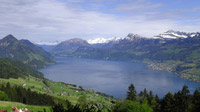 Ennetbürgen, Schweiz - Hotel Villa Honegg_Blick auf Vierwaldstättersee