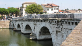 Rimini, Italien - Tiberius-Brücke