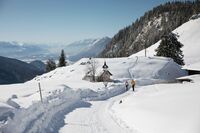 Ritzau-Alm, Tirol - Winterliches Kaisertal Ebbs