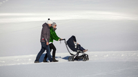 © Andreas Kirschner / Serfaus -Fiss -Ladis - Spaziergang im Schnee / Zum Vergrößern auf das Bild klicken