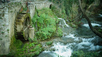 © Dr. Charles E. Ritterband / Griechenland - Wassermühle in Livadia / Zum Vergrößern auf das Bild klicken