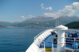 MS Dalmacija 2008: Anfahrt auf Kotor, Montenegro / Zum Vergrößern auf das Bild klicken