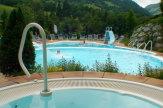 Gartenhotel Theresia, Saalbach-Hinterglemm - Außenbecken / Zum Vergrößern auf das Bild klicken