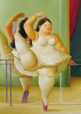 © Fernando Botero / Bank Austria Kunstforum, Wien - Ausstellung Fernando Botero: Ballerina / Zum Vergrößern auf das Bild klicken