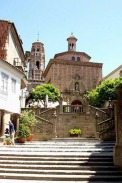 Barcelona, Spanien - Kirche im Spanischen Dorf / Zum Vergrößern auf das Bild klicken