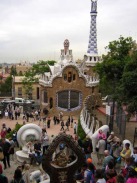 Barcelona, Spanien - Park Güell (Gaudi-Park) / Zum Vergrößern auf das Bild klicken