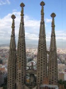 Barcelona, Spanien - Basilika Sagrada Familia / Zum Vergrößern auf das Bild klicken
