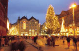 Weihnachtsmarkt in Basel, Schweiz / Zum Vergrößern auf das Bild klicken