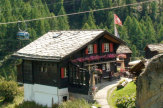 Zermatt im Wallis, Schweiz - Bergrestaurant Blatten / Zum Vergrößern auf das Bild klicken