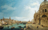 National Gallery, London - Ausstellung Canaletto und seine Rivalen: Venedig Canale Grande / Zum Vergrößern auf das Bild klicken